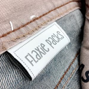 Camisetas personalizadas etiqueta tejida de satén para ropa sombrero Zapatos Ropa con etiqueta de impresión de precio Digital de alta calidad - Product Image 1