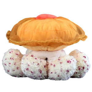 V337 Juguete de Peluche de Medusa con Huevo Frito Realista Personalizado al por Mayor, Muñeco de Peluche para Niños, Regalos de Cumpleaños, Decoración del Hogar - Product Image 1