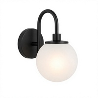 Applique murale moderne minimaliste en verre, lampe murale en métal, style nordique, pour chevet ou couloir