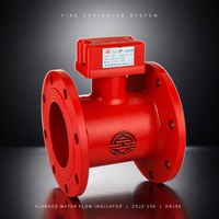 Indikator Aliran Air Berflens DN150 untuk Sistem Sprinkler Kebakaran Tipe Vane Perangkat Sinyal Alarm