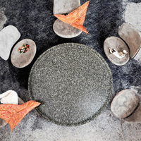 Assiette de service en céramique à surface marbrée de 12 pouces avec motif végétal, assiette de présentation, assiette de base pour mariage et banquet