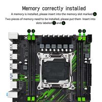 MACHINIST X99 PR9 Kit de Placa Base de Escritorio LGA 2011-3 Intel Xeon E5 2650 V3 CPU DDR4 16GB(2*8GB) RAM USB3.0 Combo Stock Producto