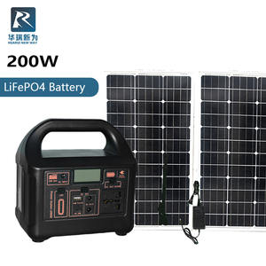 Système de stockage d'énergie professionnel <span class=keywords><strong>rechargeable</strong></span> LiFePO4 200W-2000W, station d'alimentation solaire et automobile, onduleur à onde sinusoïdale modifiée - Product Image 2