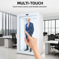 Caja de Exhibición con Pantalla Táctil LCD Transparente y Reproductor de Publicidad Android para Señalización Digital