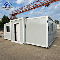 Casa Contenedor Hidráulica Expandible de 20 y 40 pies con Estructura de Acero, Plegable de Doble Ala, Prefabricada Modular para Uso en Resorts - Precio de Fábrica