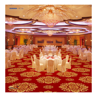 Jacquard Roter Teppich Schöner Funktionsraum-Teppich Hotel Bedruckter Teppich Kailicarpet
