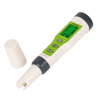 Medidor de Calidad del Agua 3 en 1 (pH/EC/Temperatura) con Precisión de 0.01pH/2%/0.5, Medidor de Acidez y TDS para Piscinas y Acuicultura