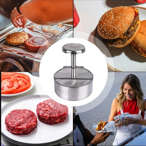 Outil de cuisine pour barbecue en acier inoxydable, kit manuel, moule à sandwich, presse à hamburger, machine à faire des galettes de viande - Product Image 5