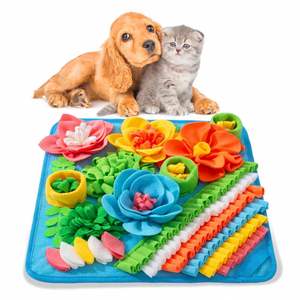 Nuevo Tapete Olfativo de Inteligencia para Perros, para Entrenamiento de Habilidades de Búsqueda de Alimentos, Tapete de Enriquecimiento con Flores Coloridas para Entretenimiento Canino - Product Image 1