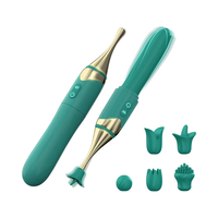 2-in-1 Zauberstab-Vibrator, Sexspielzeug für Frauen, Präziser Hochfrequenz-Mini-G-Punkt-Vibrator mit 10 Modi, Sexspielzeug für Paare