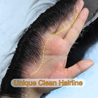 13x4 HD Transparan untuk Rambut Virgin 0.10mm Ultra-tipis Body Wave Rambut Manusia Brazil 20 Inch Pre-plucked Garis Rambut Rapi