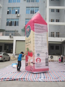 Hot Sale Inflatable Milk Carton for outdoor commercial sale advertising events - Product Image 5