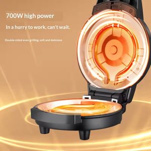 Machine à petit-déjeuner multifonction 3-en-1 : mini-machine à pain, gaufrier et appareil à crêpes détachable pour un nettoyage facile - Product Image 4