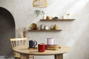 Superlative Quality Double Wall Structure Mosh! Stainless Steel <b>Latte</b> Mug 430ml Flask 0-6 Hours Thermal Insulation Silicone - Product Image 3