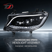 Phares LED pour Mercedes-Benz Sprinter 2019-2023 W907, mise à niveau des feux de jour LED, installation facile (Plug and Play)