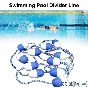 Cuerda Flotante para Piscina, Cuerda de Seguridad con Ganchos para Delimitar el Área de la Piscina, Resistente al Cloro - Product Image 1