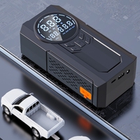 Démarreur de voiture, pompe de gonflage et machine intégrée d'alimentation électrique, compresseur d'air numérique avec fonction d'éclairage de secours