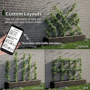 Abrazadera de Cable de Acero Inoxidable 316 de Estilo Moderno, 3 mm, Acabado Pulido, para Soporte de Plantas y Enredaderas - Product Image 2