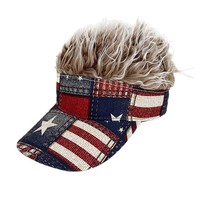 Casquette de baseball synthétique transfrontalière style urbain euro-américain personnalisée à large bord
