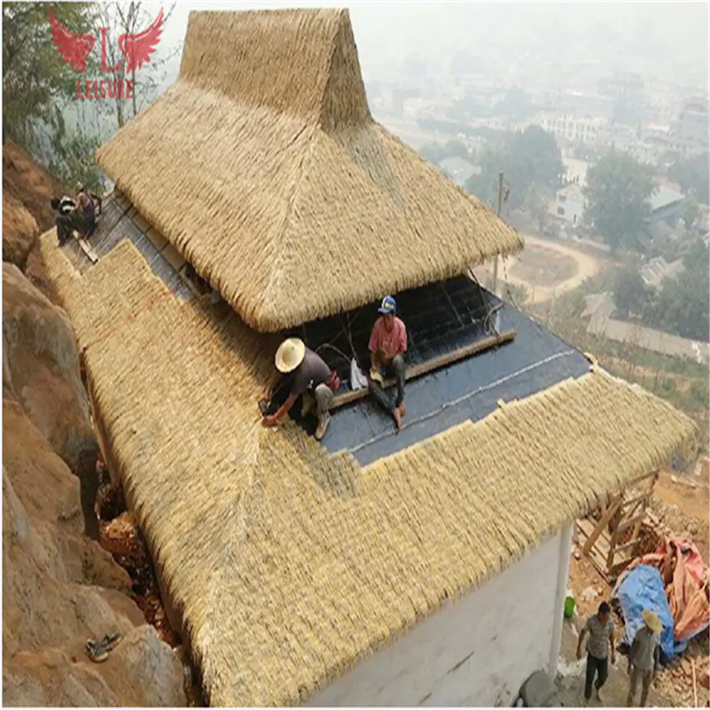 Hot Sale Plastic Artificial Thatch For Roof Tile