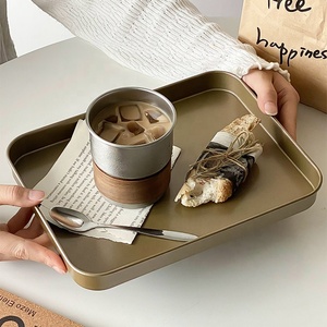 Assiettes rectangulaires en acier inoxydable de designer, <span class=keywords><strong>pour</strong></span> sublimation, décoratives, type <span class=keywords><strong>Plancha</strong></span> Grill, <span class=keywords><strong>pour</strong></span> restaurant - Product Image 3