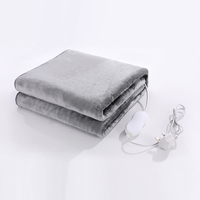Couverture électrique en gros pour lit, chauffage rapide, thermostat à double commande, couverture chauffante électrique sécurisée pour la maison