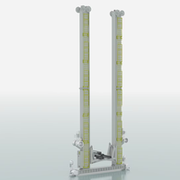 Grúa Apiladora MiniLoad ASRS, Sistemas Automatizados de Almacenamiento y Recuperación para Almacenes, Capacidad de 50 kg para Almacenes Industriales y Fábricas