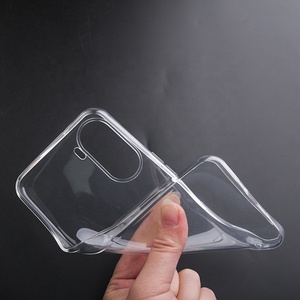 Tùy chỉnh Matte đen vỏ mềm <span class=keywords><strong>Cover</strong></span> quay lại TPU trong suốt rõ ràng điện thoại di động Trường hợp bìa cho ZTE libero 5g III IV - Product Image 2