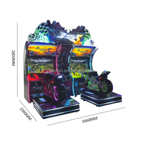 Nouvelle Machine de Jeu d'Arcade de Course de Moto à Deux Joueurs 2026, Simulateur Vidéo à Monnayeur, Construction Métallique, Certifiée CE, 110/220V