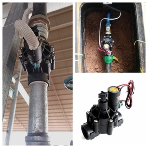 Pulse Solenoid Valve 1 Inch Plastic Manual Switch For Water Air <b>Control</b> - Product Image 3