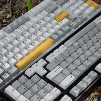 Tecsee Cherry Profile Keycaps Heavy Industry Mechanical Keyboard PBT Keycaps 100%/75%/65% Keyboard Double Shot Dye-Sub Keycaps