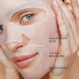 Masque facial éclaircissant à la fleur de cerisier KORMESIC certifié Bpom, vente en gros, 25 ml, pour peaux délicates, améliore le teint terne. - Product Image 5