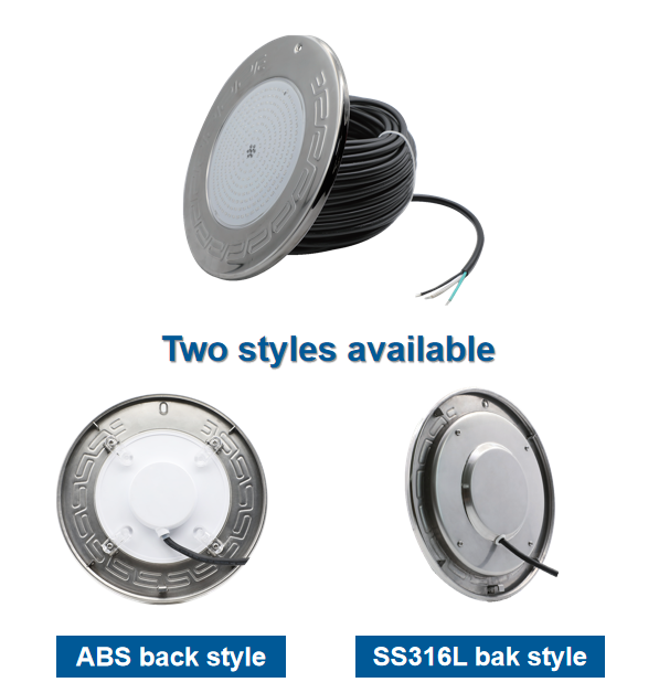 10 Inch White LED Pool Light Fixture Compatible with Pentair System RGB/RGBW/WHT IP68 Waterproof Easy Installation Connector