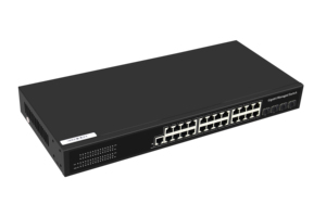 อุปกรณ์เครือข่ายองค์กรแบบจัดการได้ระดับ Layer 2 รุ่น HC-SWG20244S สวิตช์อีเธอร์เน็ตแบบติดตั้งบนแร็ค 24 พอร์ต Gigabit RJ45 พร้อมพอร์ต SFP 4 พอร์ตสำหรับอัปลิงค์ - Product Image 3