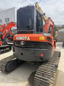 Excavadora de Ruedas Kubota 55 Usada, Mini Excavadora Hidráulica de 5 Toneladas, Modelo 2024, Motor en Buen Estado, a Bajo Precio en Shanghái, en Venta - Product Image 2