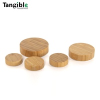 Tapa de Madera con Rosca y Revestimiento de Aluminio, Tamaños 28/400, 38/400, 89/400, Tapa de Bambú para Frascos, Botellas y Tazas Selladas, Gran Venta