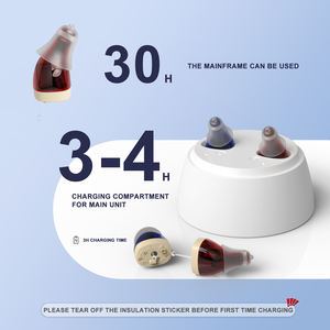 Aide auditive électronique CIC, <span class=keywords><strong>amplificateur</strong></span> sonore Rechargeable, de petite taille, appareil auditifs numérique pour les malentend, prix - Product Image 4