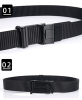 Bon marché Prix Haute Qualité 3.5cm Casual Automatique Nylon Ceintures Sangle Toile Tactique Ceintures De Mode Toile Tissé Taille Ceintures