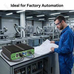 <span class=keywords><strong>Mini</strong></span> PC Industrial de Formato Pequeño, 4 Puertos LAN, Core I7 8550u/7100U, Módulo 4G, <span class=keywords><strong>Gateway</strong></span> IoT Robusto Integrado, 6 Puertos COM con RS232/RS485 - Product Image 3