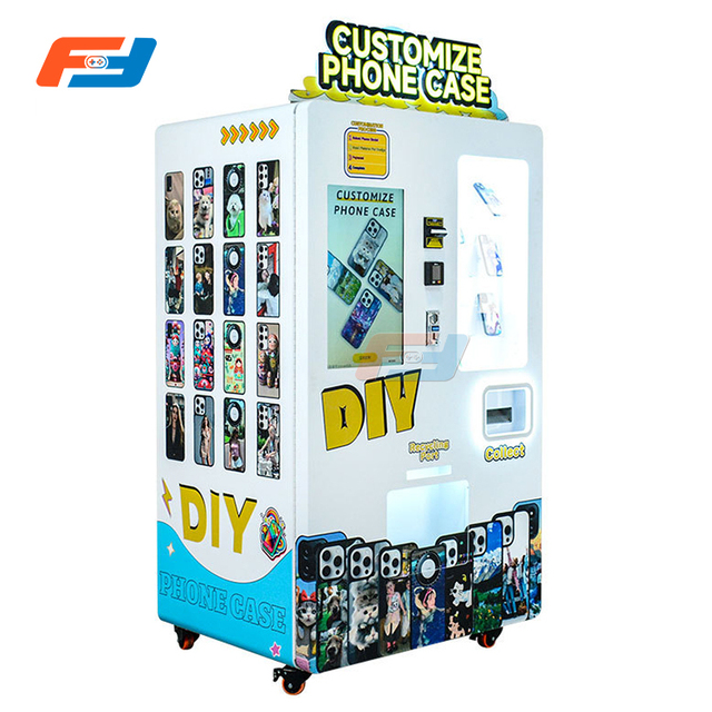 Commercial Full Auto Custom Phone Case Printing Vending Machine DIY Design Self Print Kiosk