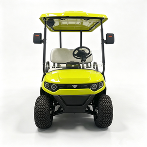 Carrito de Golf Eléctrico Personalizado Multicolor Amarillo Limón para 4 Pasajeros - Product Image 5