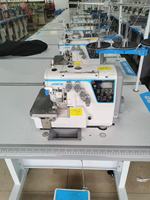 Machine à coudre surjeteuse numérique Jack C6 d'occasion, réglage automatique de l'épaisseur, machine à points de surjet haute vitesse, couture de matériaux épais