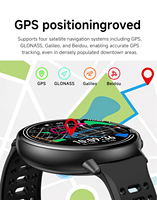 Nouveautés Montre connectée sportive KC100 1,39 pouces, tracker d'activité physique, IP68, GPS, écran tactile, répondre aux appels, batterie 4 jours, unisexe