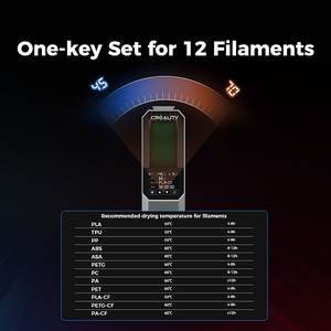 Secador de Filamentos Creality Space Pi, Configuración de un Solo Toque para 12 Filamentos, Humedad en Tiempo Real, Caja Secadora de Filamentos con Calentamiento de Aire Caliente de 360° - Product Image 5