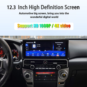 Pantalla estéreo de 12.3 pulgadas para Toyota 4Runner 2010-2022, GPS, navegación, CarPlay inalámbrico, Android Auto, reproductor multimedia, amplificador RCA - Product Image 5