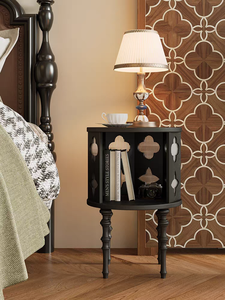 Modern Small <b>Side</b> End <b>table</b> Coffee <b>Table</b> Cabinet Living Room Solid Wood <b>Side</b> <b>Storage</b> Cabinet for Home Furniture - Product Image 3