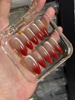 Venta al por Mayor 2026: 10 Uñas Postizas Francesas Hechas a Mano con un Hermoso Diseño de Lujo Personalizado, Muestras Gratis y Empaque Personalizado