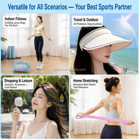 Ensemble de fitness et d'exercice 7-en-1 personnalisé avec impression, faible MOQ, livraison rapide, incluant casquette, ventilateur, corde, bande, bouteille, serviette et poche à glace – Cadeau sportif très apprécié