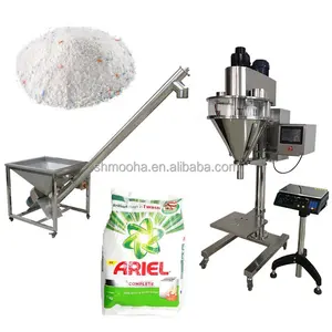SUS304 Lebensmittel-Bäckerei-Pulver-Befüllmaschine 1kg Stärkepulver Befüllmaschinen Wäsche Reinigungsmittel Soda-Befüllpulvermaschine