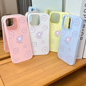2-in-1 Candy Flower Handyhülle für iPhone 17 16 15 14 13 12 11 Pro Max 17 Air 2in1 Stoßfeste Matte Weiche Schutzhülle - Product Image 1